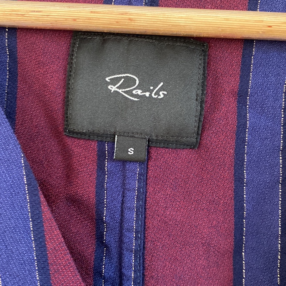 Rails Sloane Blouse In Janeiro Stripe Size S - image 3
